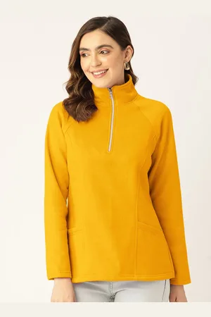 BRINN Women High Neck Pullover Sweatshirt