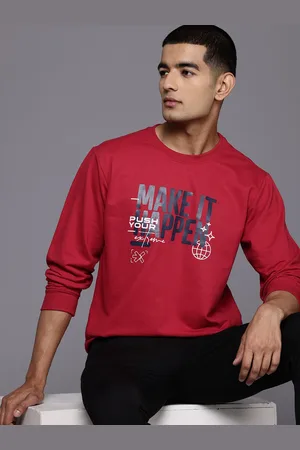 HRX Printed Pullover Sweatshirt
