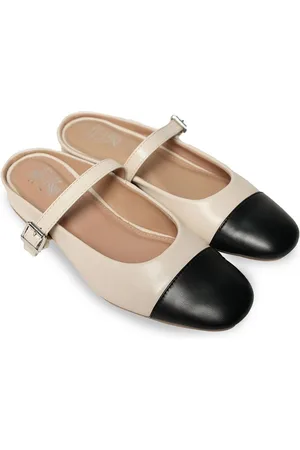 Theater Women Austens Colourblocked PU Fashion Ballerina Flats