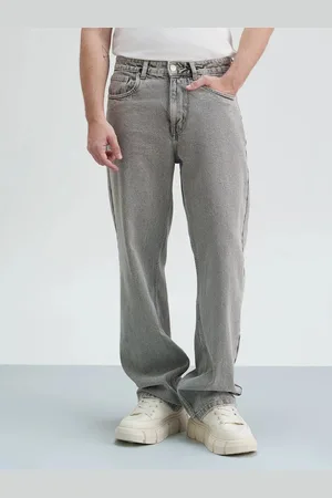 FREAKINS Men Cotton Bootcut High-Rise Light Fade Jeans