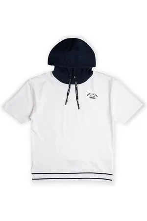 Pepe Jeans Boys Hooded Oversized Pure Cotton T-shirt