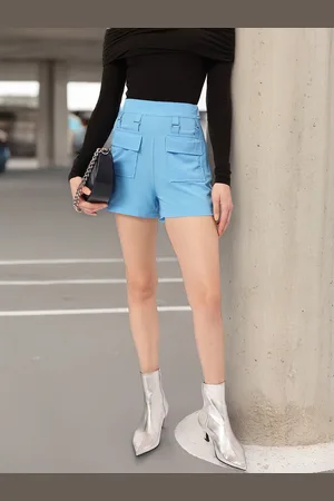 DressBerry Street Utility High-Rise Shorts