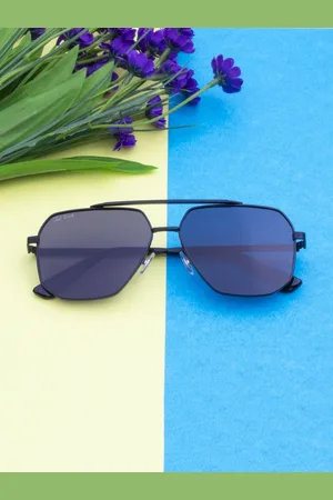 Ted Smith Unisex Aviator Sunglasses with UV Protected Lens TUDOR_C1