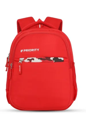 Priority Kids Brand Logo School Backpack