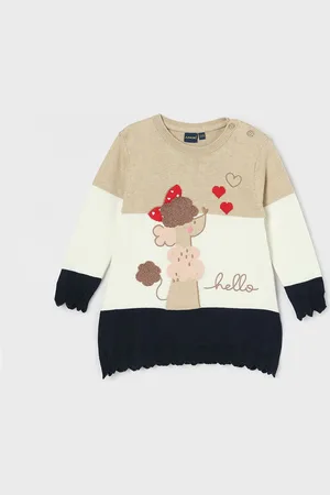 Lifestyle Girls Embroidered Pullover Sweaters