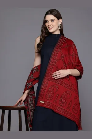 Cayman Woven Design Woollen Stole