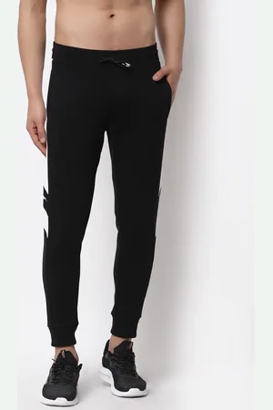 Red Tape Men Black Solid Joggers