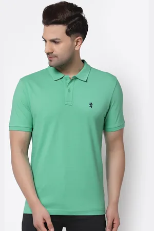 Red Tape Men Green Polo Collar T-shirt
