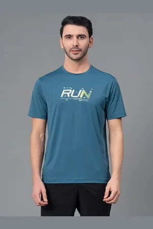 Red Tape Men Graphic Print Nylon Elastane Round Neck Activewear Half Sleeve T-Shirt