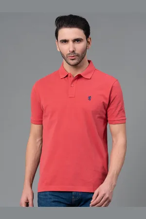 Red Tape Men Polo Collar Pure Cotton T-shirt