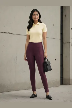 BlissClub Women Skinny Fit Sculpt Treggings