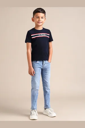 Ralph Lauren Boys Urban Slim Cotton Slim Fit Light Fade Jeans