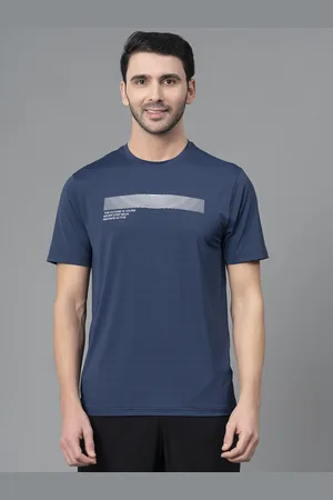 Red Tape Men Graphic Print Nylon Elastane Round Neck Activewear Half Sleeve T-Shirt