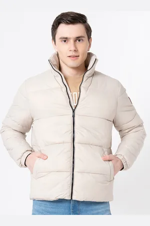 Red Tape Men Beige Padded Jacket