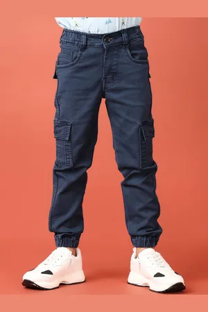 V-Mart Boys Jogger Low Distress Light Fade Stretchable Jeans