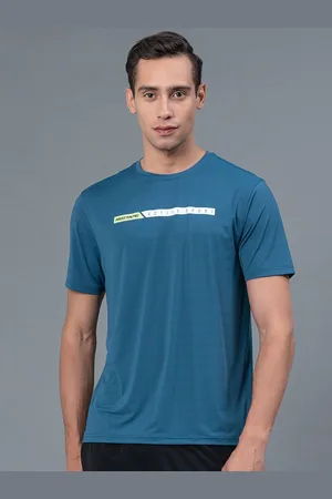 Red Tape Typography Printed Activewear T-shirt