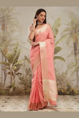 Rachna Woven Design Zari Ready to Wear Chanderi Saree