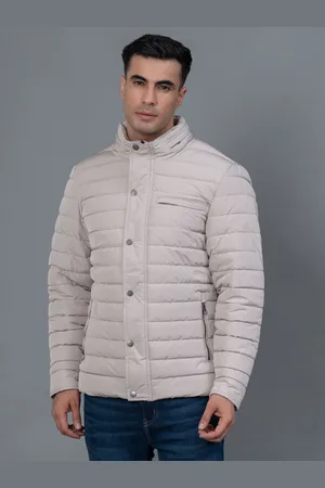 Red Tape Men Stand Collar Padded Jacket