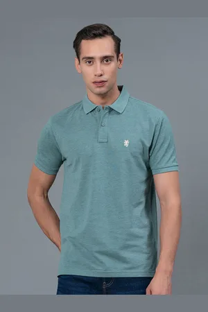 Red Tape Regular Fit Melange Polo Collar T-Shirt