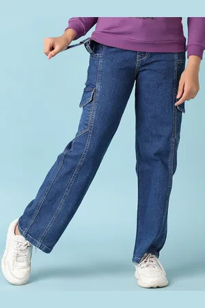 V-Mart Girls Clean Look No Fade Jeans