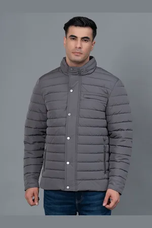 Red Tape Men Stand Collar Padded Jacket