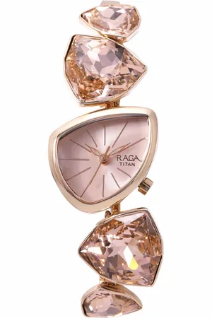 Titan Women Rage Crystal Studded Analogue Watch NP95095WM01F