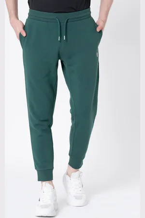 Red Tape Men Green Solid Solid Joggers