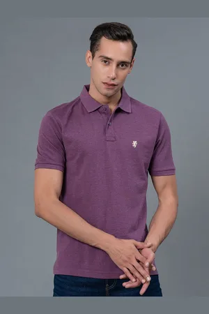 Red Tape Regular Fit Melange Polo Collar T-Shirt