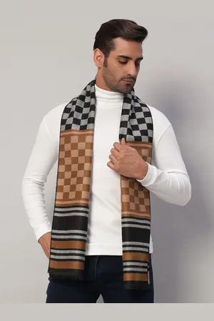HANDICRAFT PALACE Men Checked Merino Wool Mufflers