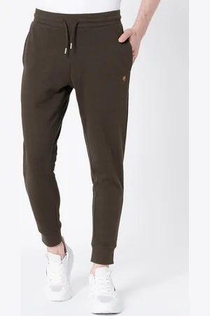 Red Tape Men Olive Solid Joggers