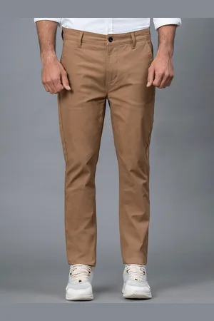 Red Tape Men Skinny Fit Solid Chinos Trousers