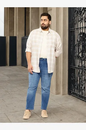 Sztori Men Plus Size Slim Fit Stretchable Jeans