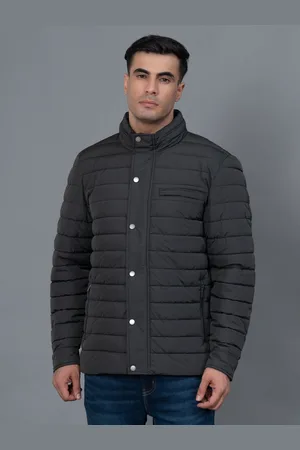 Red Tape Men Stand Collar Padded Jacket