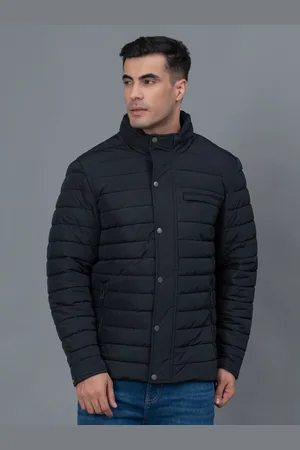 Red Tape Men Stand Collar Padded Jacket