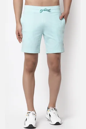 Red Tape Men Blue Outdoor Cotton Sports Shorts