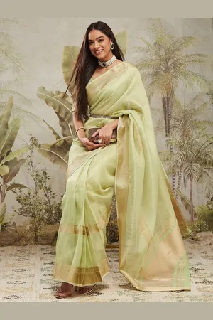 Rachna Zari Border Kanjeevaram Ready To Wear Saree