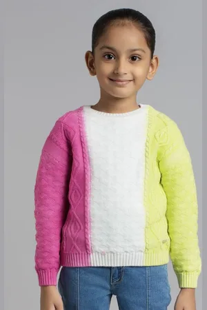 Ed-a-Mamma Girls Colourblocked Pullover