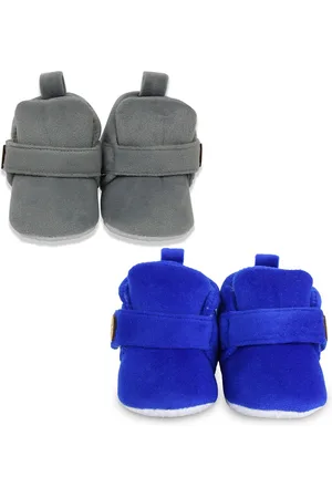 Neska Moda Pack of 2 Unisex Kids Cotton Booties
