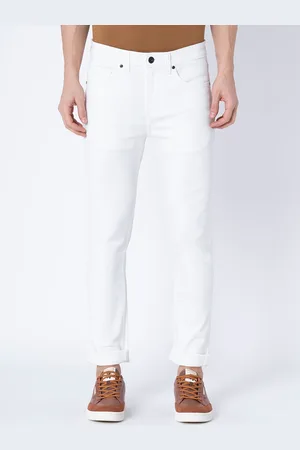 Red Tape Men White Skinny Fit Jeans