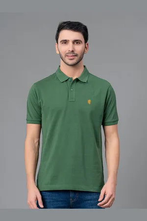 Red Tape Men Polo Collar Pure Cotton T-shirt