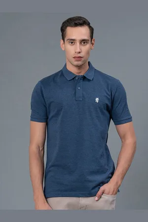 Red Tape Regular Fit Melange Polo Collar T-Shirt