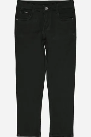 BodyCare Boys Mid-Rise Plain Regular Fit Trousers