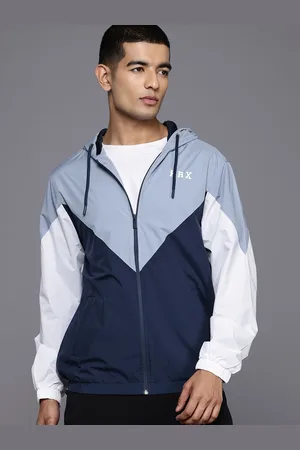 HRX Colourblocked Lifestyle Tailored Jacket