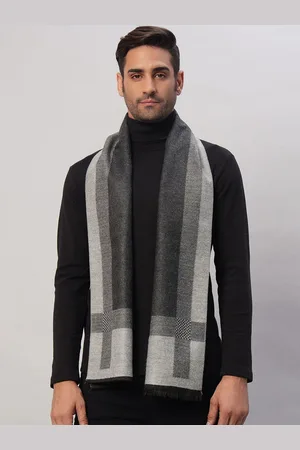 HANDICRAFT PALACE Men Striped Merino Wool Mufflers