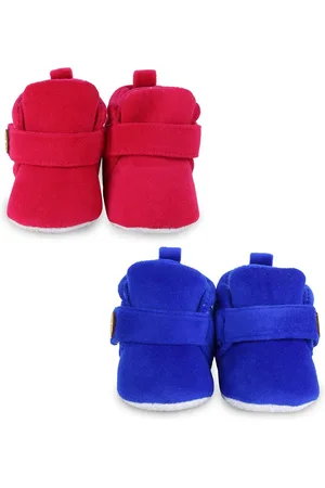 Neska Moda Kids Pack Of 2 Velvet Booties