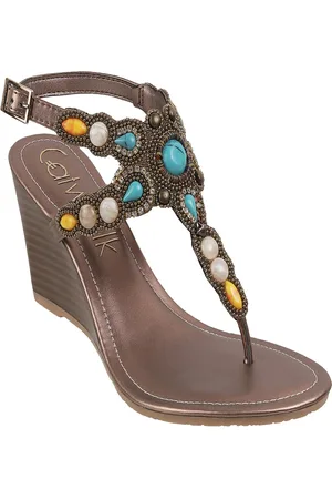 Catwalk Women Embellished Wedge Heel Sandals