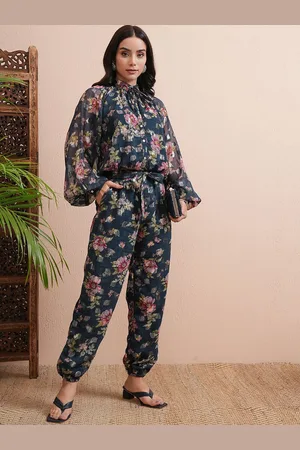 Vishudh Women Printed Top With Joggers Co-Ords