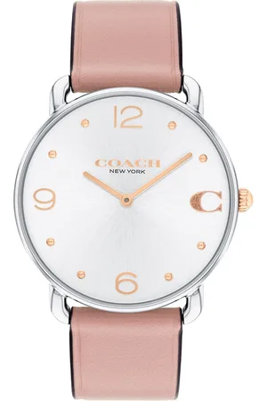 Coach Women Elliot Dial & Leather Straps Analogue Watch 14504199