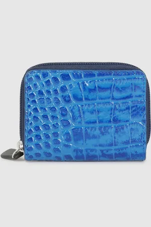 Hidesign Women Animal Textured Leather Zip Around Wallet