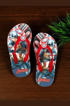 toothless Boys Avengers Printed Rubber Thong Flip-Flops